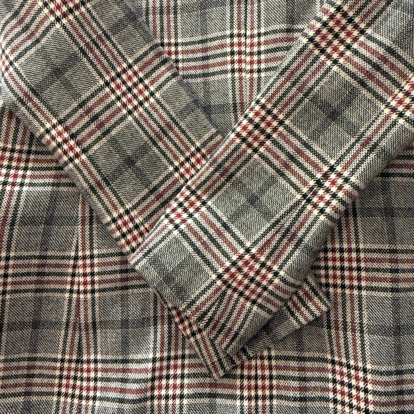 Sandro Classic Gray Wool Double-Breasted Blazer - Picture 10 of 11